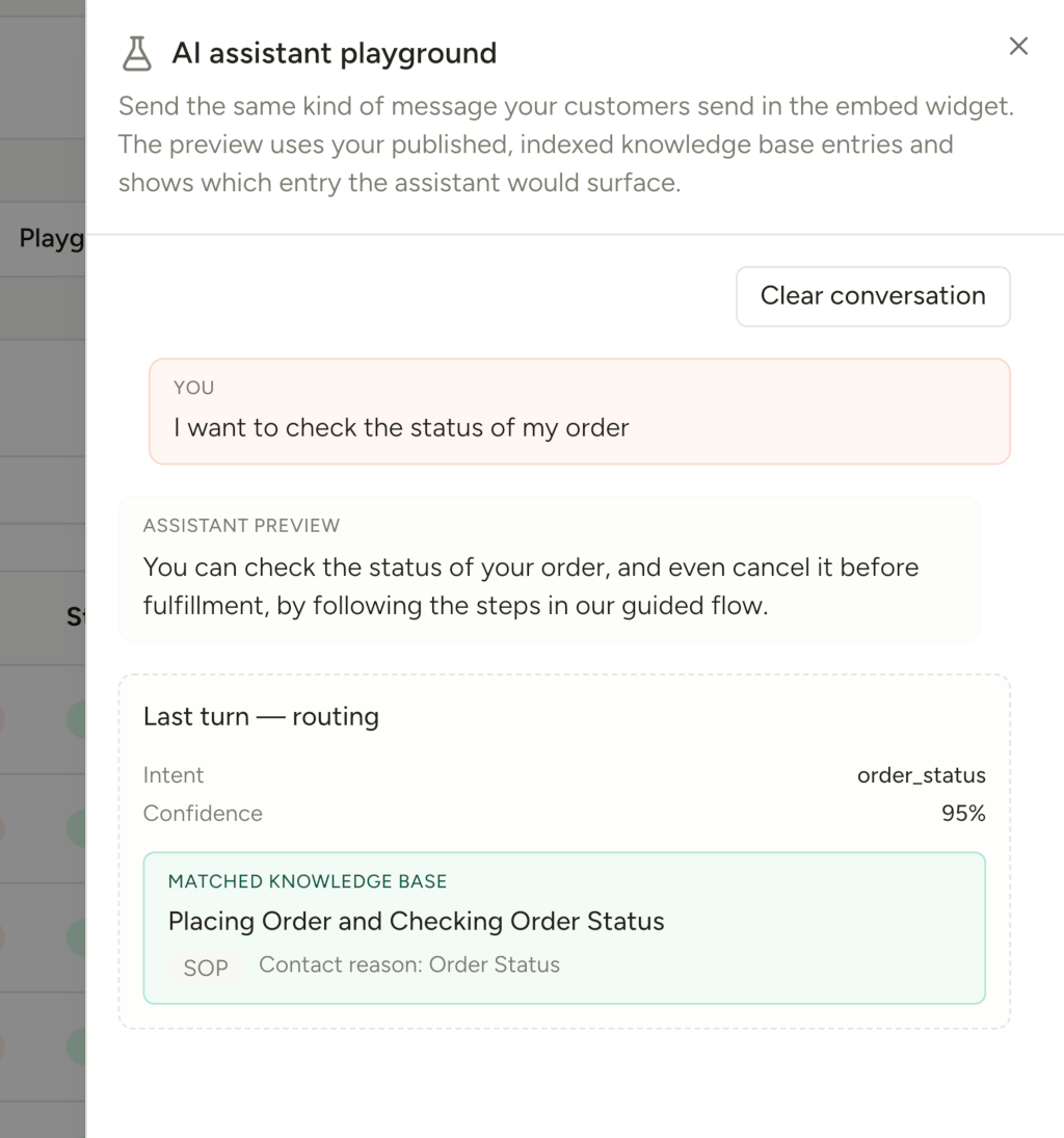 Grounded answers from your own content
