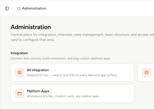 OpSolvo administration hub